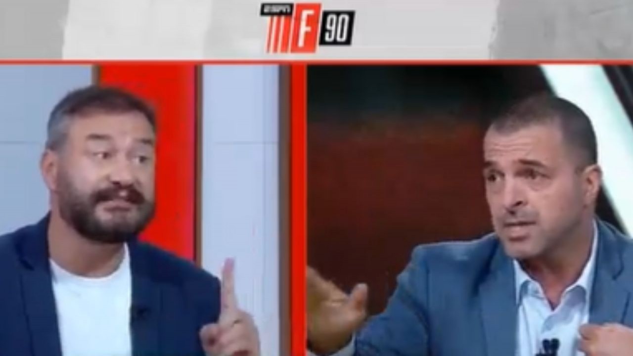 Rodrigo Bueno e Zé Elias discutindo ao vivo