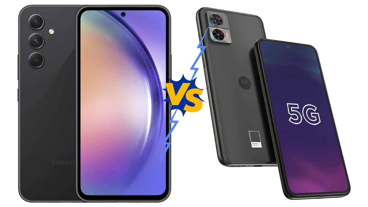 Comparativo Samsung Galaxy A54 vs Motorola Edge 30