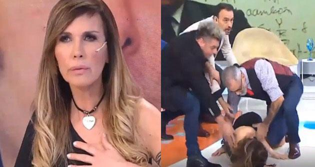 Daniela Pérez desmaia ao vivo após sofrer AVC
