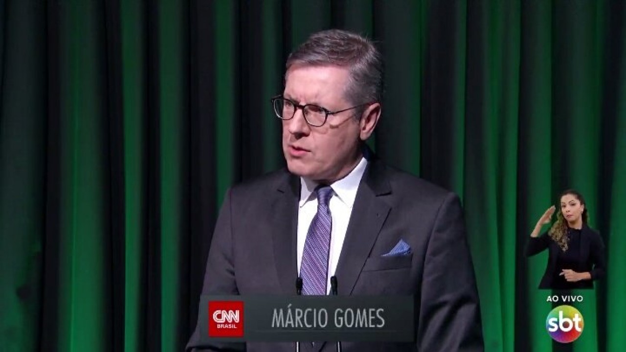 Márcio Gomes no debate 