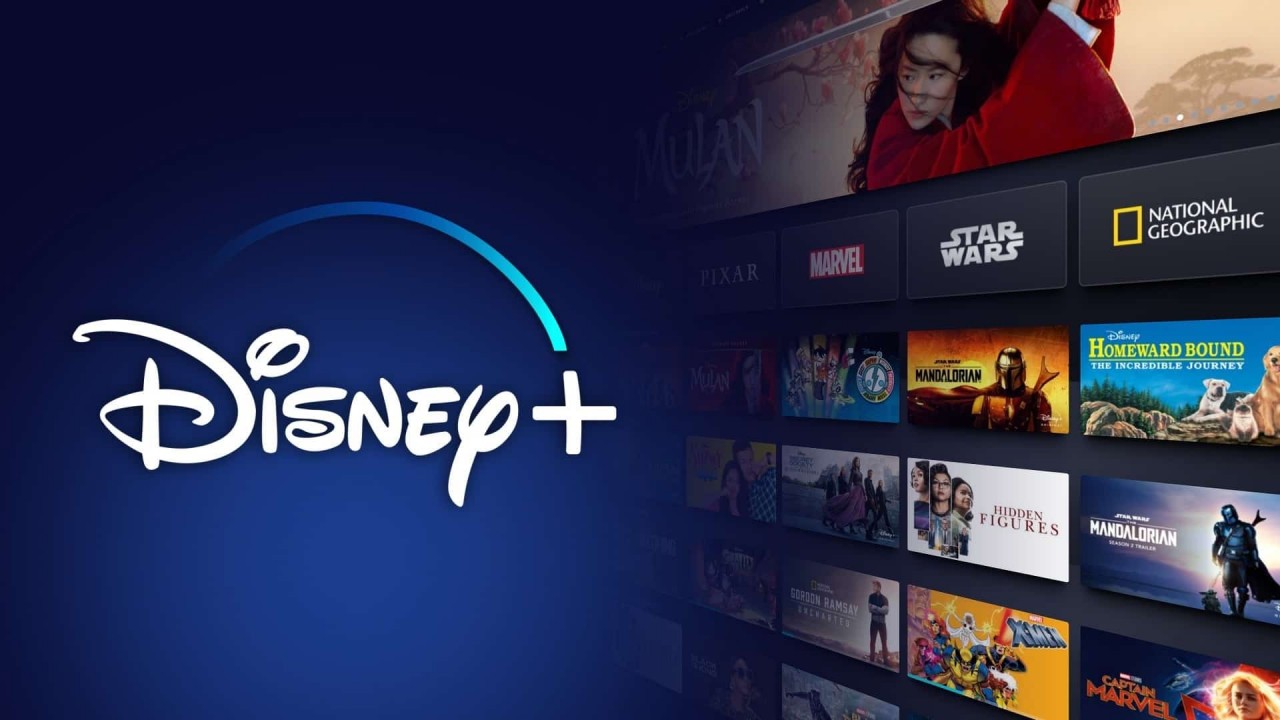 Logo do Disney+ e catálogo
