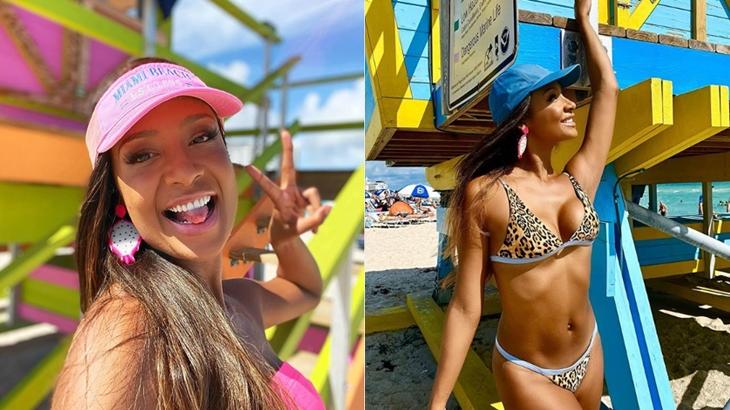 Drika Marinho deixou o Brasil após participar do reality show A Fazenda 2019, da Record TV