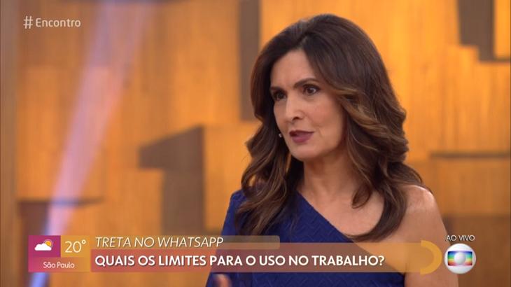 Fátima Bernardes revela se demora para responder mensagens no Whats