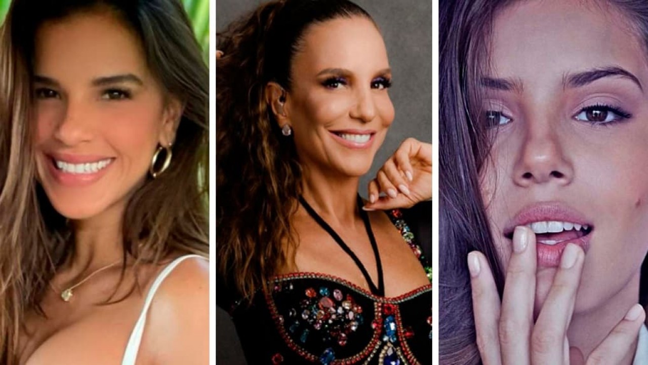 Mariana Rios, Ivete Sangalo e Camila Queiroz