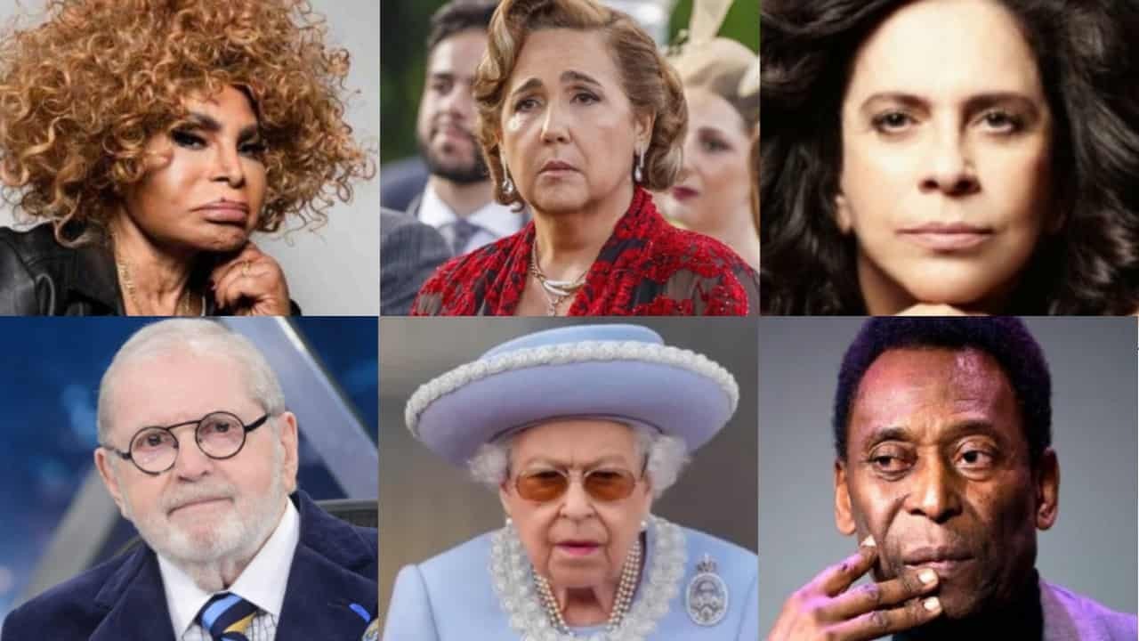 Elza Soares, Claudia Jimenez, Gal Costa, Jô Soares, Rainha Elizabeth e Pelé estão entre os famosos que morreram em 2022