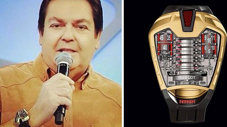 Faustão coleciona relógios que vão de modelos exclusivos a peça de R$ 2 milhões