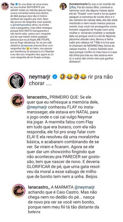 Flayslane revela caso com Neymar e gera confusão na web: \"Tô com vergonha\"