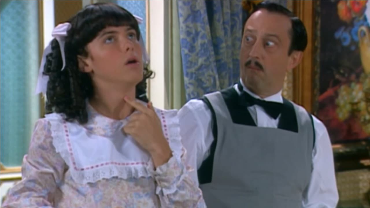 Kayky Brito e Ary França em cena da novela Chocolate com Pimenta, em reprise na Globo