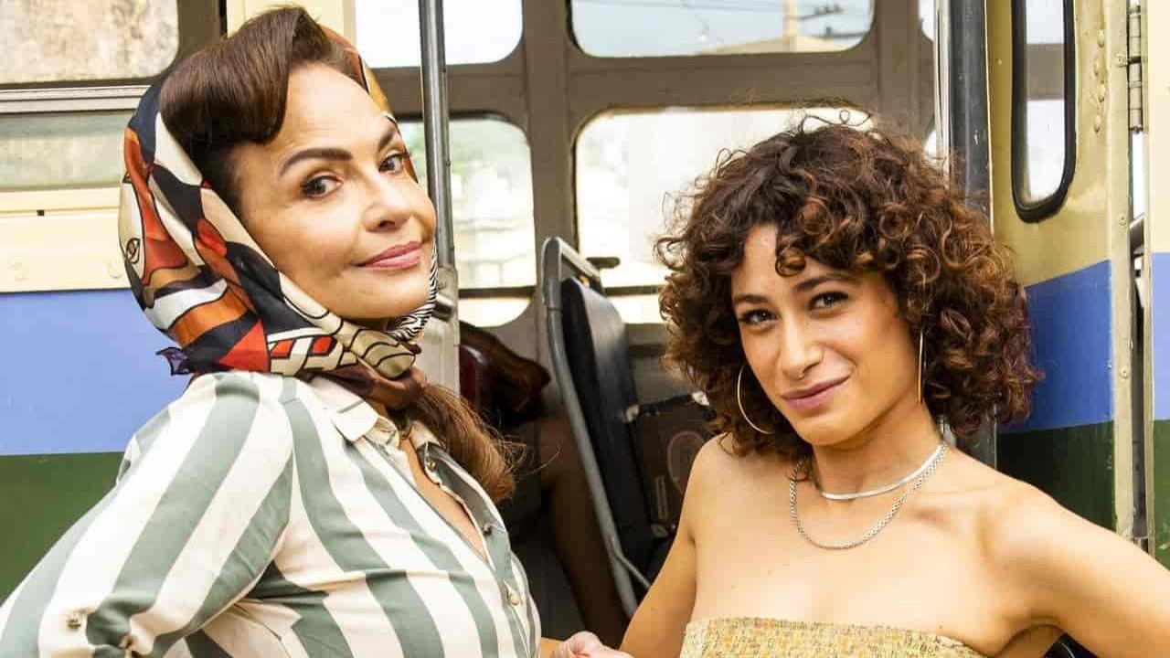 Luíza Tomé e Luisa Arraes em Cine Holliúdy, série da Globo