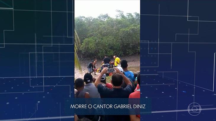Globo e Record mostram corpos em acidente que matou Gabriel Diniz e chocam web