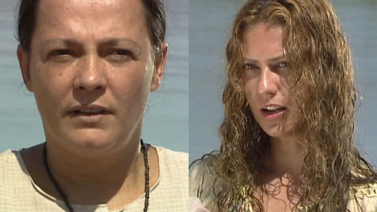 Bete Mendes e Patricia Pillar na novela O Rei do Gado, em reprise no Vale a Pena Ver de Novo, na Globo