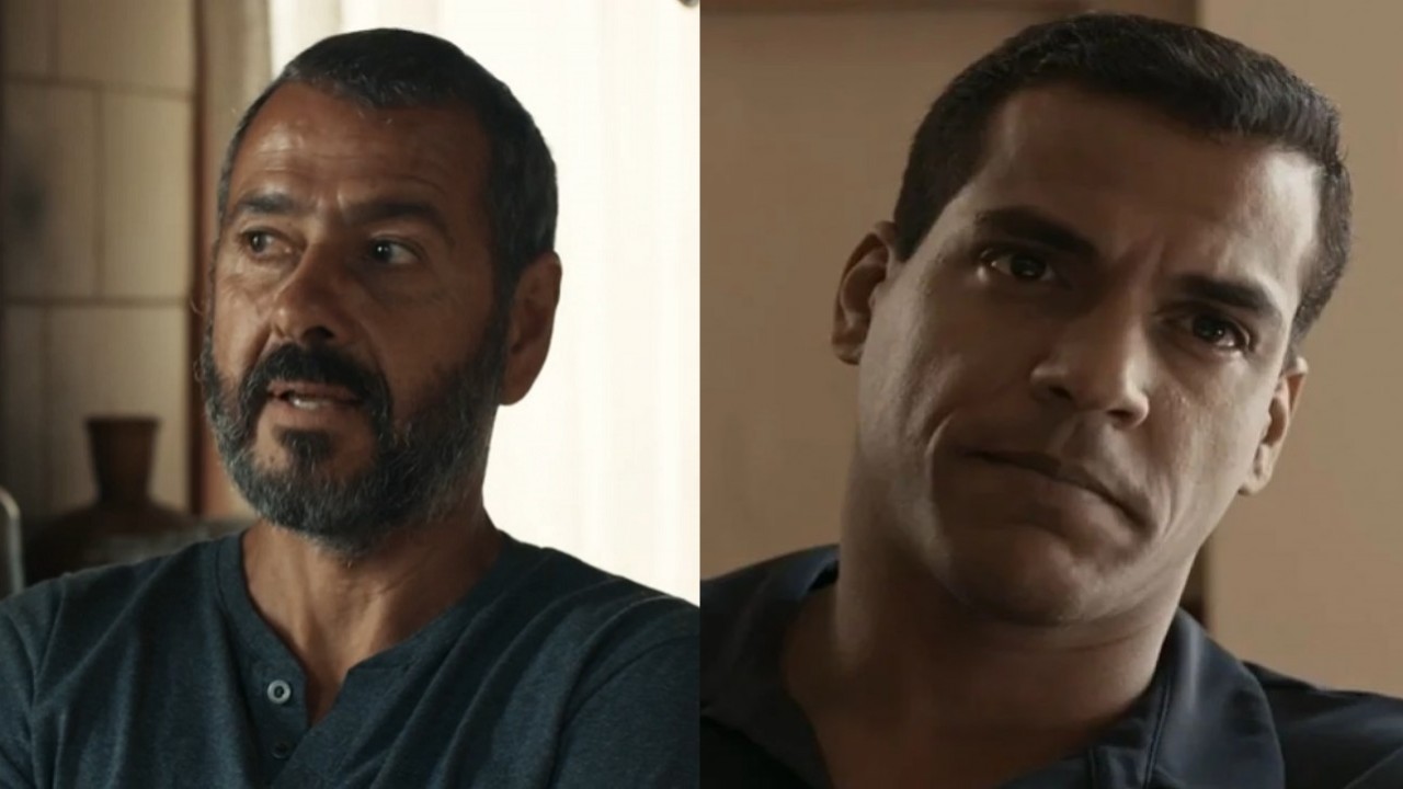 Marcos Palmeiras como José Inocêncio e Marcello Melo Jr. como José Bento em Renascer