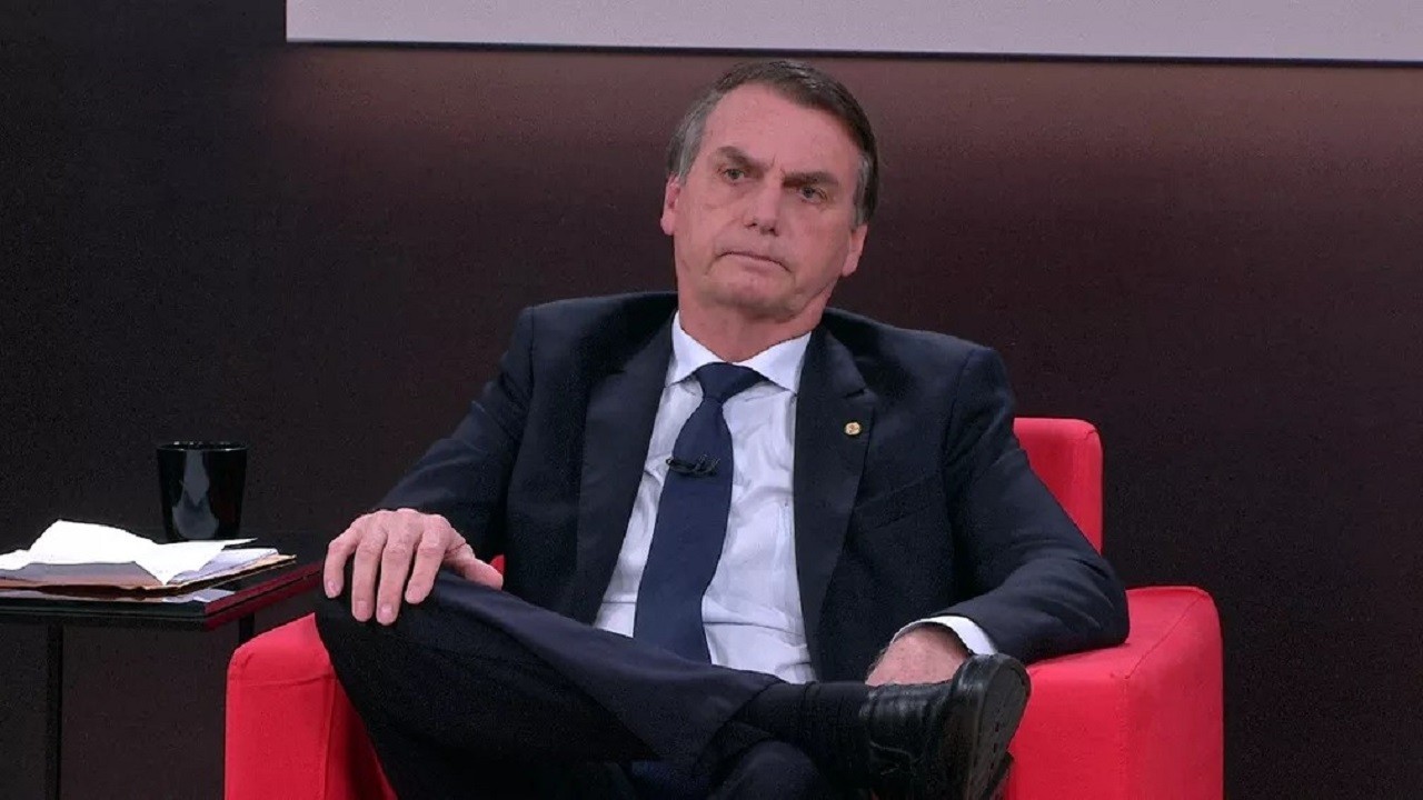 Jair Bolsonaro na Central das Eleições em 2018