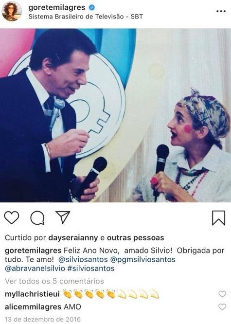 Ataque de Pedro Cardoso a Silvio Santos teve apoio de Gorete Milagres e artistas da Globo