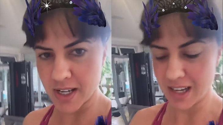 Graciele Lacerda publica vídeo de cara limpa em rede social