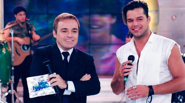Gugu Liberato e Ricky Martin 