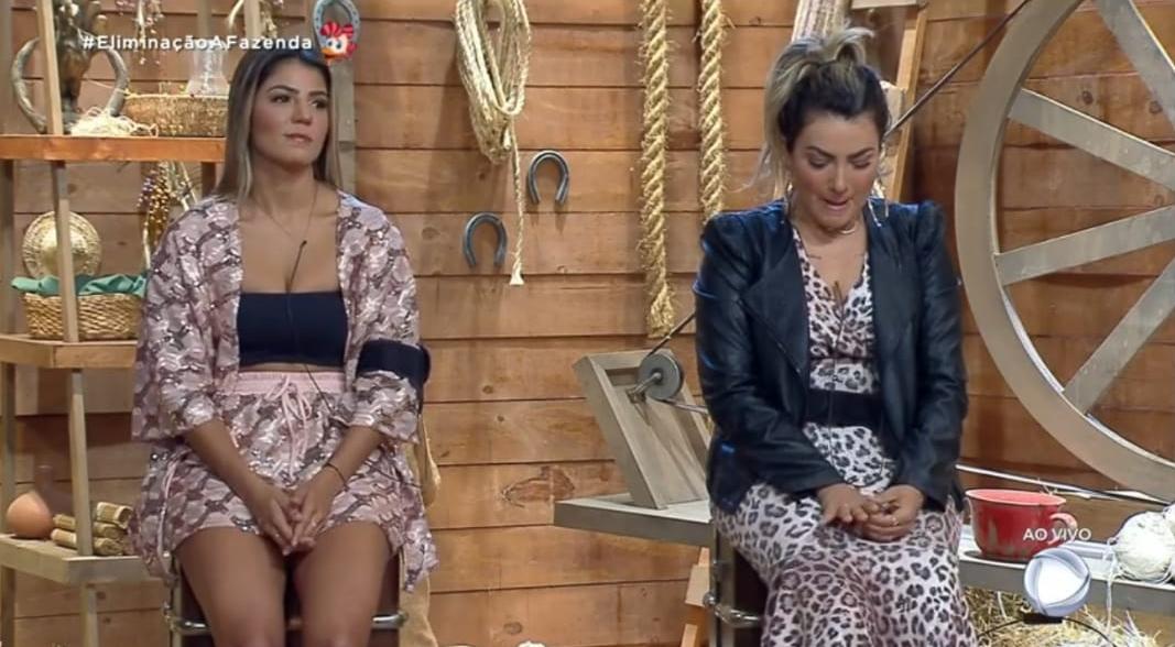 Peoas disputaram a décima roça no reality show A Fazenda 2019