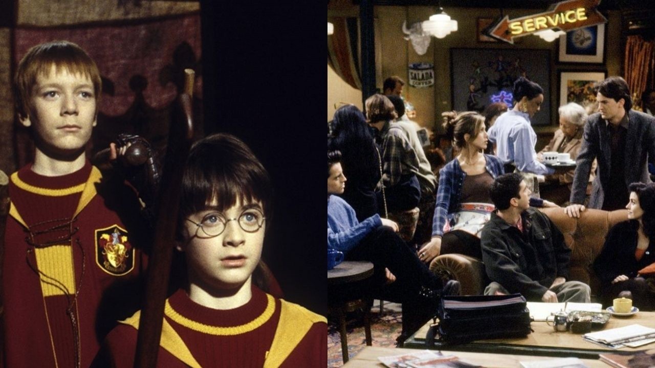 Montagem de fotos de Harry Potter e Friends