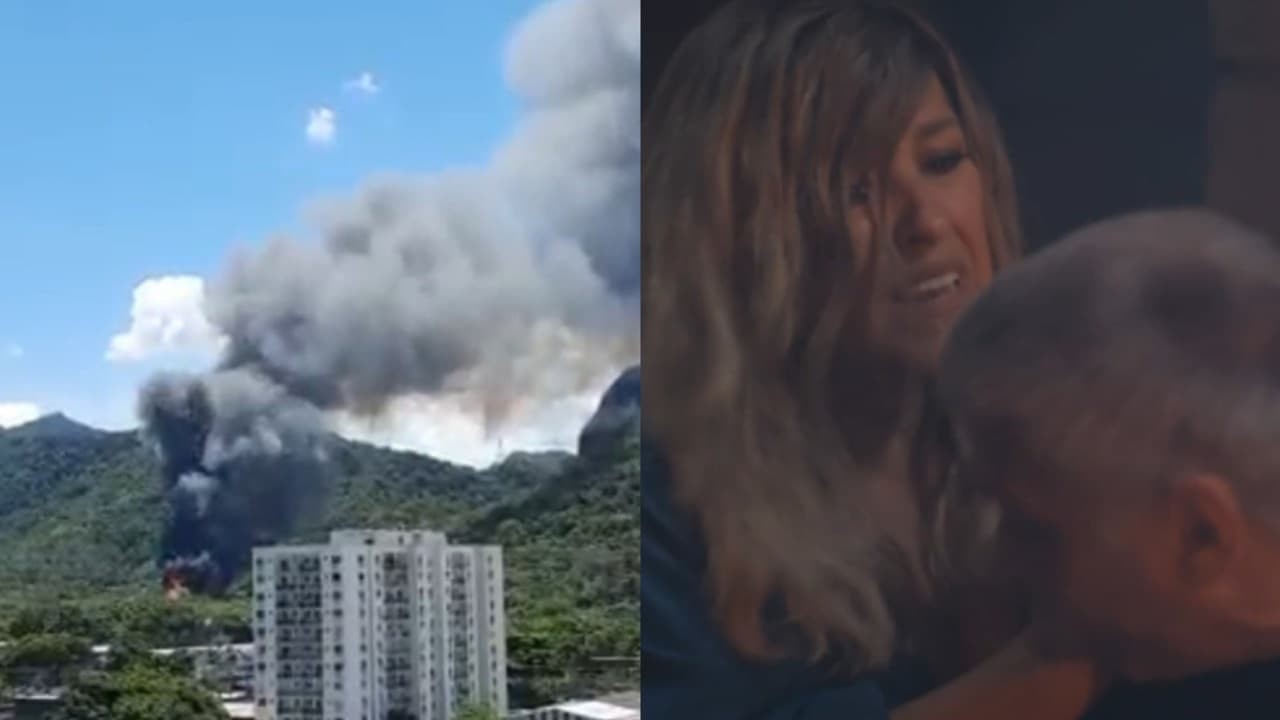 Incêndio na Globo em cenário da novela Todas as Flores