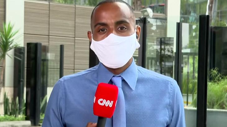 O repórter Jairo Nascimento, da CNN Brasil
