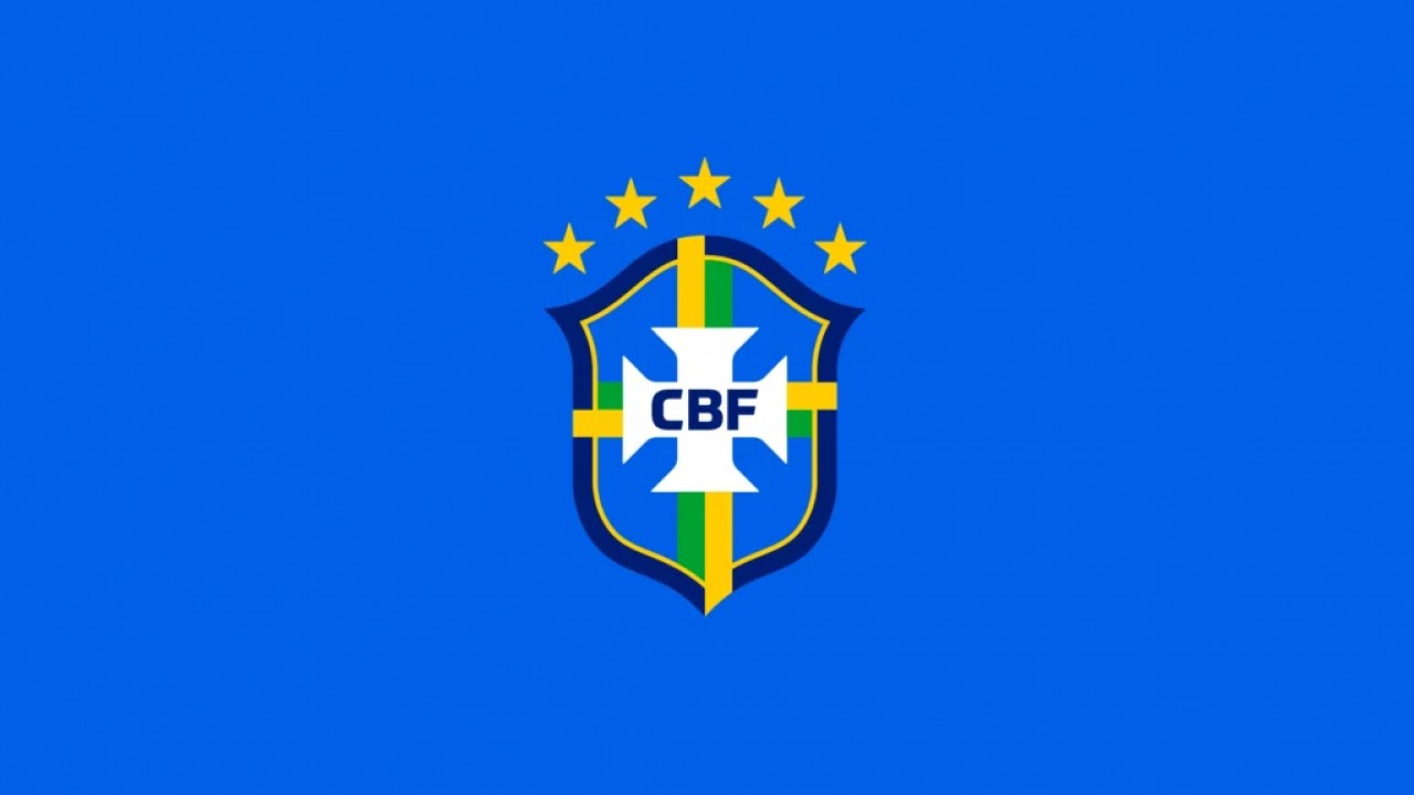 Símbolo da CBF em fundo azul