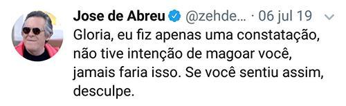 Ex-apresentador da Globo defende demissão de José de Abreu em programa ao vivo