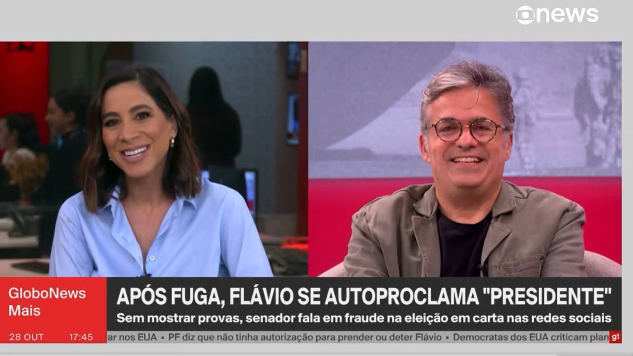 Não segurou o riso