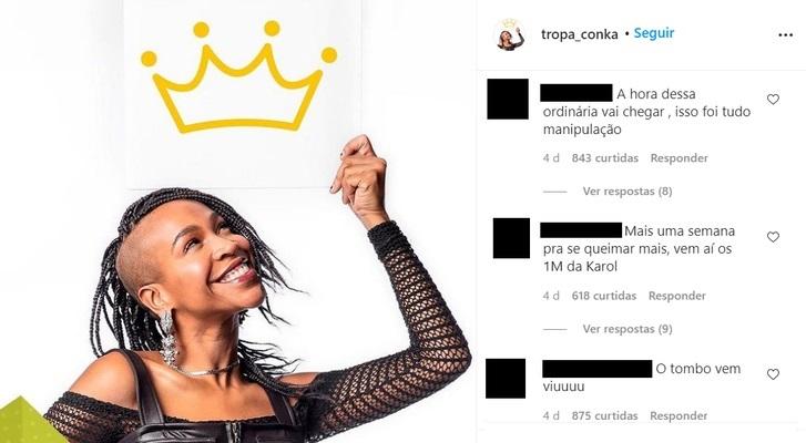 Karol Conká ainda tem fãs? O que pensam membros da torcida pela vilã do BBB21
