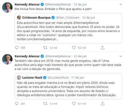 Kennedy Alencar detona Luciano Huck: \"Canalha, você apoiou Bolsonaro\"