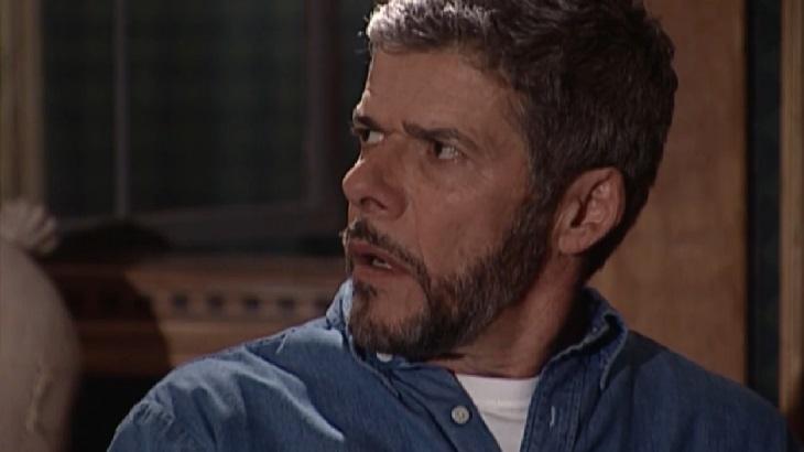 José Mayer em cena da novela Laços de Família, em reprise na Globo