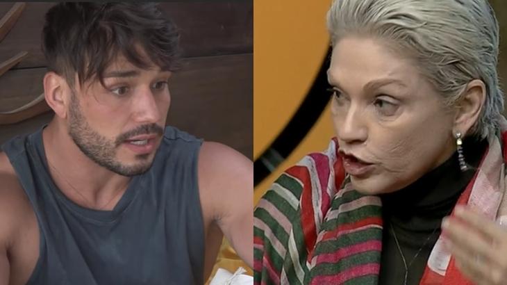 Andréa Nóbrega e Lucas Viana bateram boca no reality show A Fazenda 2019
