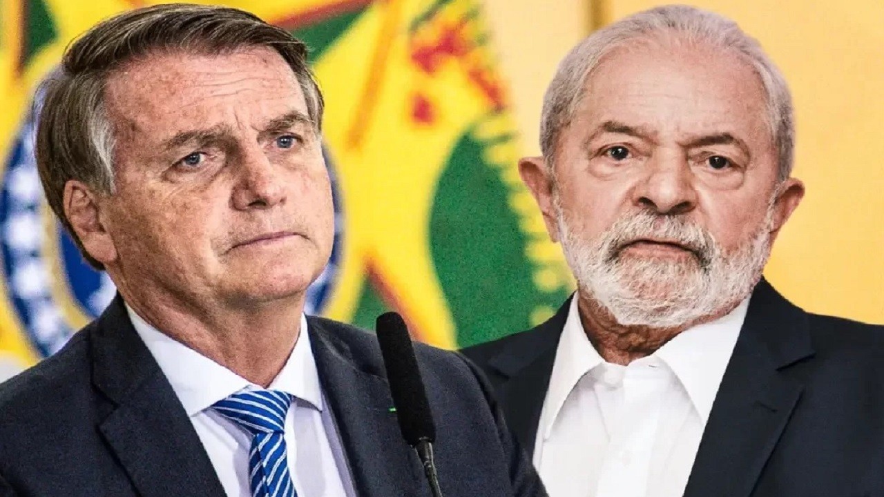 Lula e Bolsonaro em montagem