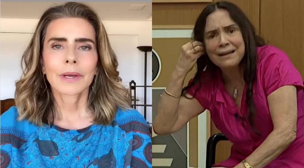 Maitê Proença negou que tenha mandado recado a Regina Duarte em entrevista a jornal