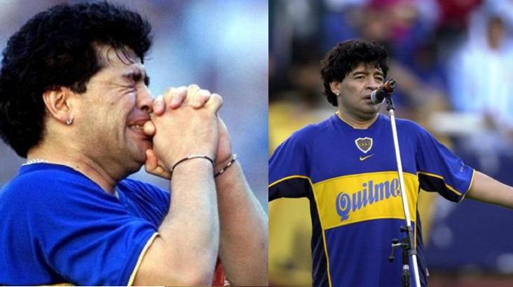 Maradona em 2001