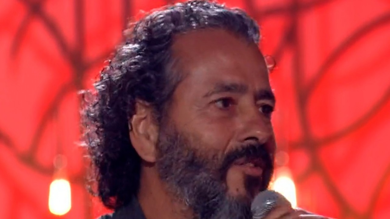 Marcos Palmeira falando ao vivo no Encontro