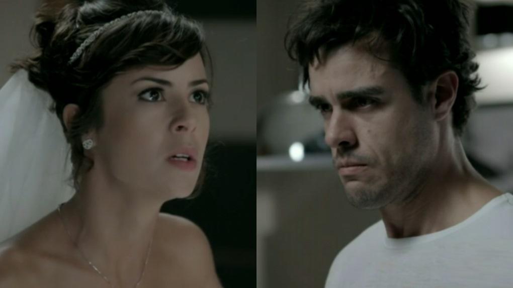 Andreia Horta e Joaquim Lopes em cena da novela Império, em reprise na Globo