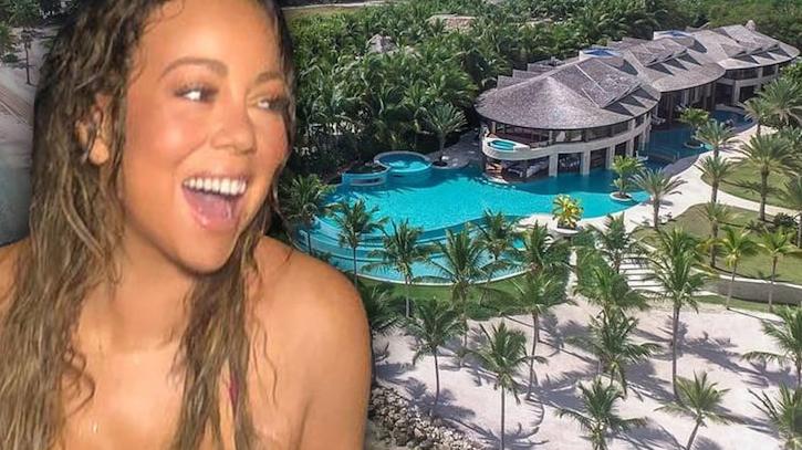 Mariah Carey em casa milionária