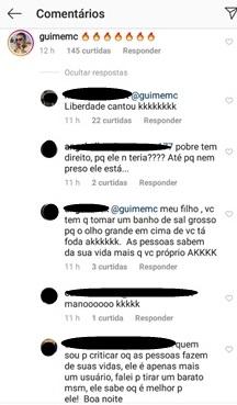Após prisão, MC Guimê volta às redes sociais