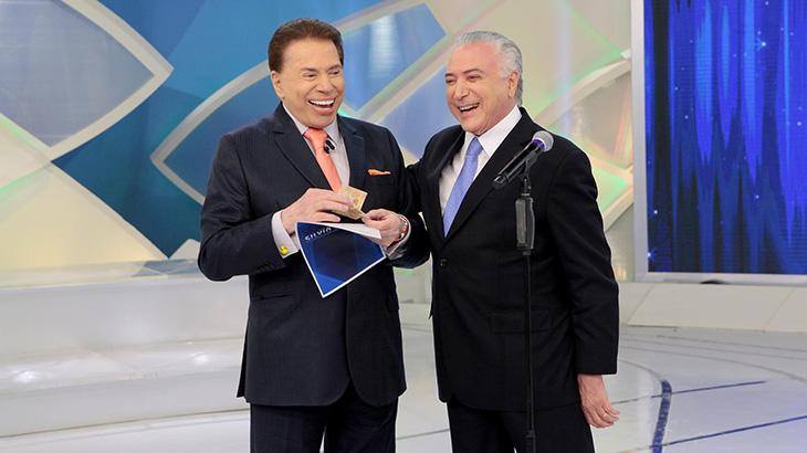 SBT define exibições das visitas de Michel Temer a Silvio Santos e Ratinho
