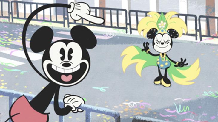 SBT exibe curta-metragem de Mickey e Minnie no Carnaval do Rio