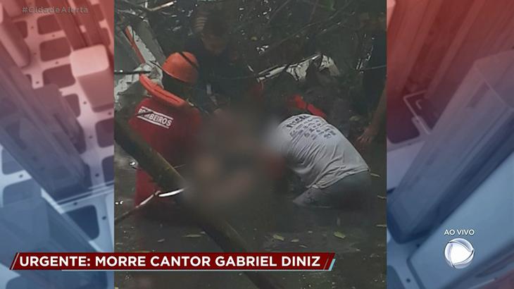 Globo e Record mostram corpos em acidente que matou Gabriel Diniz e chocam web