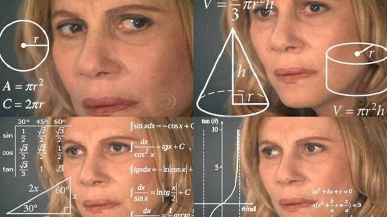 Meme de Nazaré  fazendo cálculo