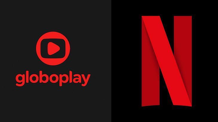 Logo Globoplay e Netflix