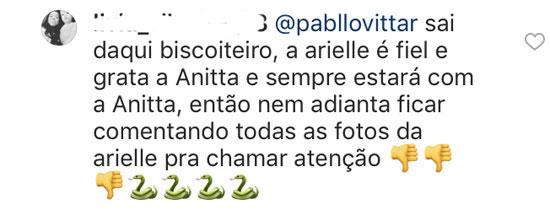 Pabllo Vittar elogia coreógrafa de Anitta e fãs detonam: \"falsa\"