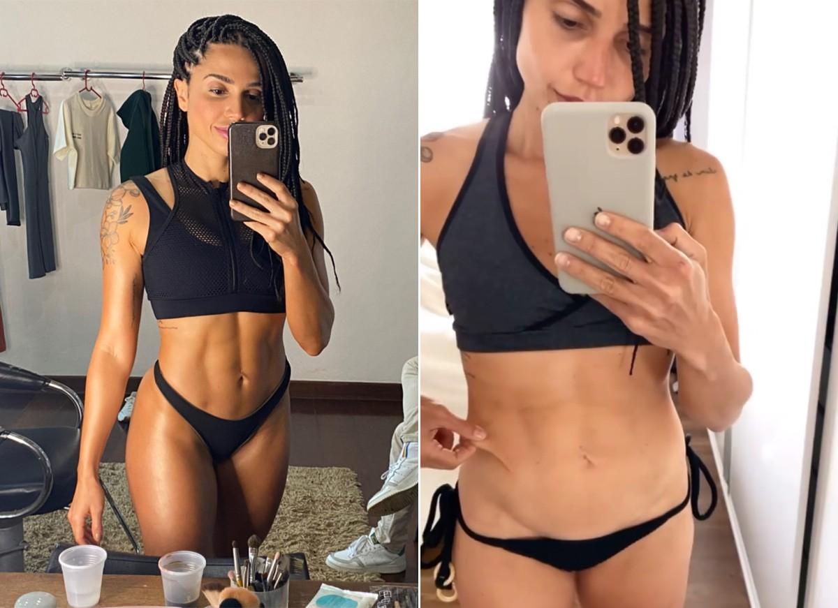 Paula Amorim choca ao mostrar o corpo antes e depois do No Limite