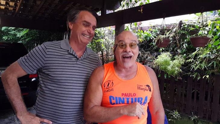 Paulo Cintura defende Bolsonaro: \"As pessoas não entendem amizade pura e sincera\"