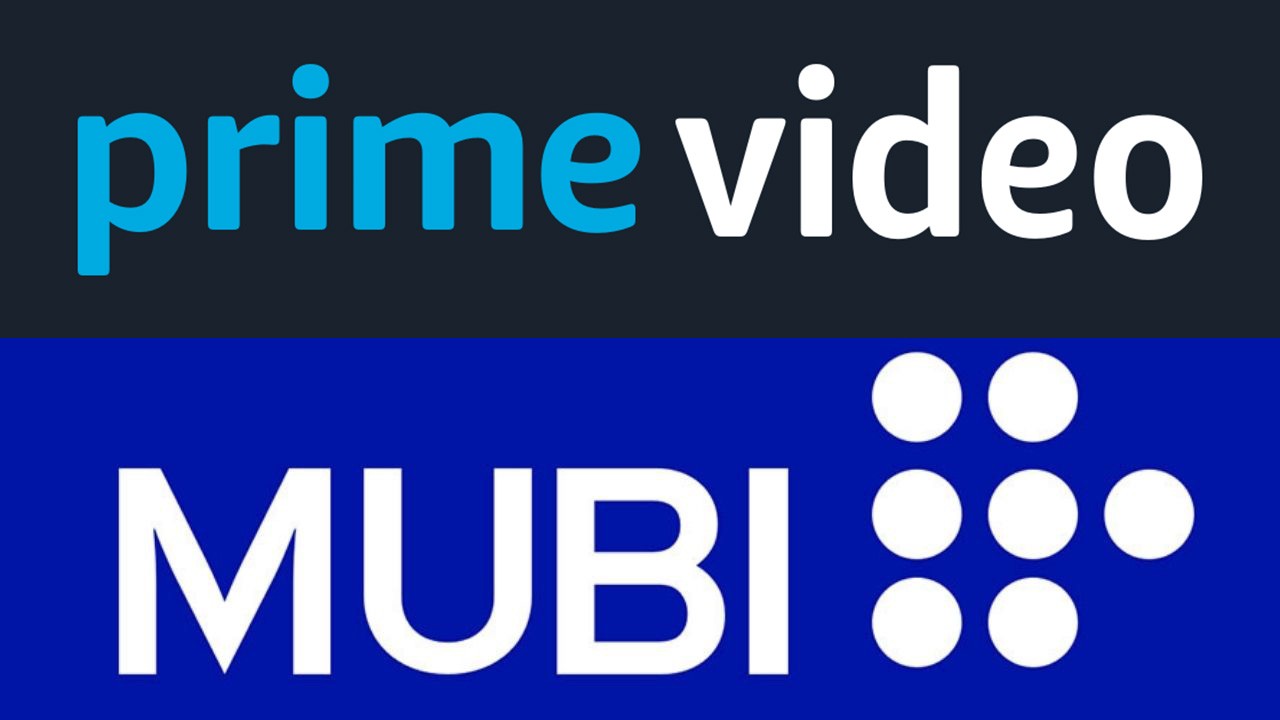Logomacas do Prime Video e Mubi