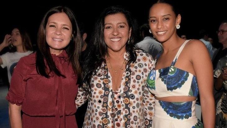 Adriana Esteves, Regina Casé e Taís Araújo posam para foto de divulgação de Amor de Mãe