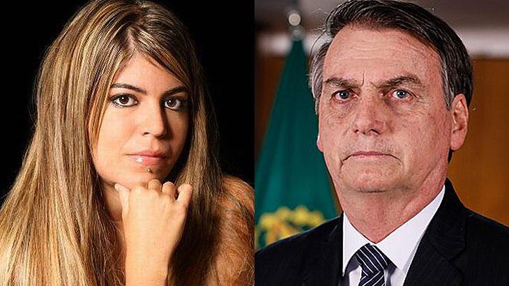 Raquel Pacheco e Jair Bolsonaro