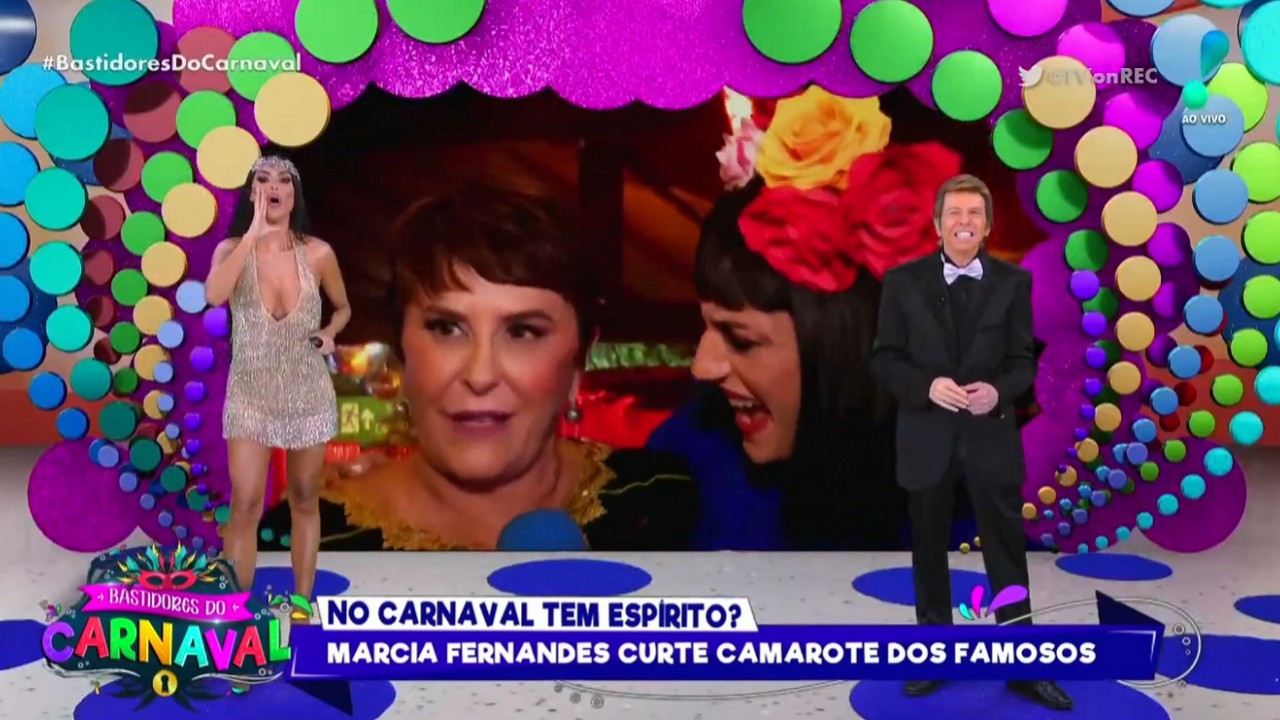 Márcia Sensitiva no Bastidores do Carnaval da RedeTV!
